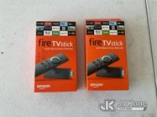 (2) Fire TV Sticks Taxable NOTE: This unit is being sold AS IS/WHERE IS via Timed Auction and is loc