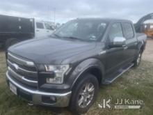 2017 Ford F150 Crew-Cab Pickup Truck NO KEY, Security Lock Preventing Key From Being Made, Repo Vehi