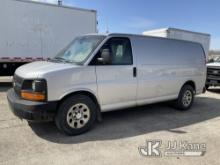 2011 Chevrolet Express G1500 AWD Cargo Van Runs, Moves, Airbag Light On, Small Dents on Hood-refer t