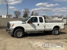 2012 Ford F250 4x4 Extended-Cab Pickup Truck Runs & Moves) (Rust Damage, Check Engine Light is On, P