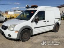 (South Beloit, IL) 2013 Ford Transit Connect Cargo Van Runs & Moves) (Rust Damage, Paint Damage