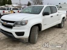 (South Beloit, IL) 2017 Chevrolet Colorado 4x4 Crew-Cab Pickup Truck Runs & Moves) (Jump to Start, D