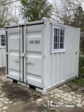 (South Beloit, IL) 2023 8ft Steel Container (New/Unused) NOTE: This unit is being sold AS IS/WHERE I