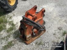 (Hawk Point, MO) Compactor for Excavator. (Used) NOTE: This unit is being sold AS IS/WHERE IS via Ti