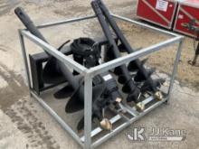 (South Beloit, IL) 2023 Greatbear Skid Steer Auger with Three Bits (New/Unused) NOTE: This unit is b