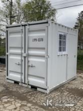 (South Beloit, IL) 2023 9ft Steel Container (New/Unused) NOTE: This unit is being sold AS IS/WHERE I