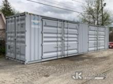 (South Beloit, IL) 2023 40 ft L x 8 ft W x 9.5 ft H Steel Shipping Container New/Unused