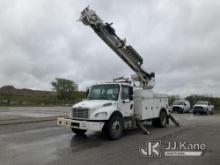 (Kansas City, MO) Altec DC47-TR, Digger Derrick rear mounted on 2013 Freightliner M2 106 Utility Tru