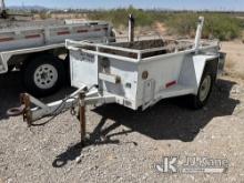 1974 Clifton S/A Reel/Material Trailer No Title) (Will Pull, Road Worthy, Paint/Body Damage