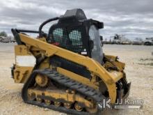 2015 Caterpillar 299DXHP Skid Steer Loader Not Running, Condition Unknown, Fire Damage) (Seller Stat