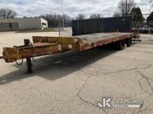 (Sun Prairie, WI) 1992 Eager Beaver 10HDB TRAILER Needs tire (punctured) Deck Is 8FT Wide And 24FT L