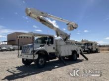 Altec AM55-E, Over-Center Material Handling Bucket rear mounted on 2008 International WorkStar 4x4 U