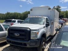 (Robert, LA) 2011 Ford F550 Enclosed High-Top Service Truck Not Running, Condition Unknown