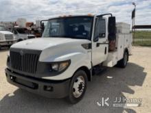 2012 International TerraStar Mechanics Service Truck Runs and Moves, Air Compressor Operates