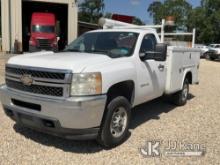 2011 Chevrolet Silverado 2500HD Service Truck Runs & Moves, Jump to Start. Right Rear View Mirror Cr