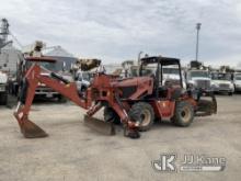 2015 Ditch Witch RT100 Rubber Tired Trencher Runs, Moves, Operates