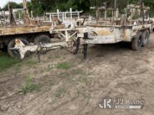 (Cypress, TX) 2000 Brooks Brothers T/A Pole/Material Trailer Stands & Rolls, Serial Plate Illegible