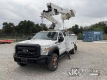 Altec AT40-MH, Articulating & Telescopic Material Handling Bucket Truck mounted behind cab on 2016 F