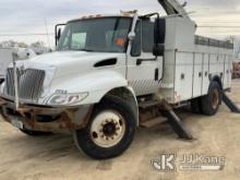 (South Beloit, IL) HiRanger TCX-55, Bucket Truck mounted behind cab on 2011 International Durastar 4