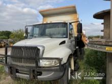 (San Antonio, TX) 2006 International 4300 Dump Truck Runs & Dump Operates) (Will Not Move, Driveshaf