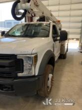 (Oklahoma City, OK) Altec AT40G, Articulating & Telescopic Bucket Truck mounted behind cab on 2017 F