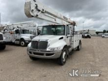 HiRanger TC55-MH, Material Handling Bucket rear mounted on 2019 International 4300 Utility Truck Not