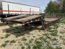 2006 Load King 353 DFM Tri-Axle Folding Gooseneck Lowboy Trailer Missing Deck Boards.