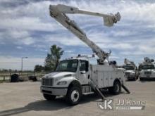 (Kansas City, MO) Altec AA55-MH, Over-Center Material Handling Bucket Truck rear mounted on 2014 Fre