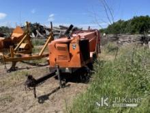 2013 Vermeer BC1000XL Chipper (12in Drum), trailer mtd Not Running, Condition Unknown, Wrecked, Roll