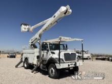 Altec AM55E-MH, Over-Center Material Handling Bucket Truck rear mounted on 2009 International 7400 4