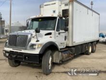 (South Beloit, IL) 2005 International 7600 T/A Van Body Truck, Stairs & Benches NOT Included Runs, M