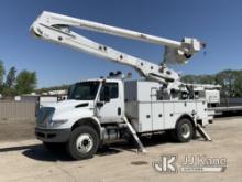 (South Beloit, IL) Altec AA55, Material Handling Bucket Truck rear mounted on 2019 International MV6