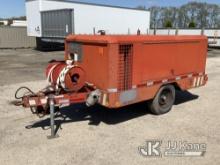 1986 Ingersoll Rand Air Compressor Runs, Builds Air