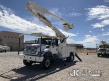 (El Paso, TX) Altec AM60E-MH, Over-Center Material Handling Bucket Truck rear mounted on 2009 Intern