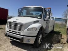 (Kansas City, MO) 2010 Freightliner M2 106 Utility Truck Runs) (Jump to Start, Transmission Not Shif