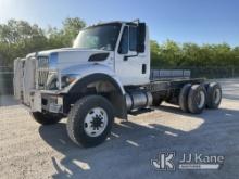 (San Angelo, TX) 2013 International 7400 6x6 Cab & Chassis, Cooperative owned Runs and Moves