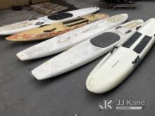 (Jurupa Valley, CA) 5 Paddle-boards / Surfboards (Used) NOTE: This unit is being sold AS IS/WHERE IS