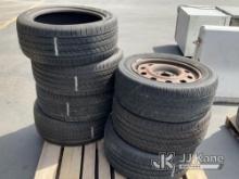 7 Tires (New and Used) NOTE: This unit is being sold AS IS/WHERE IS via Timed Auction and is located