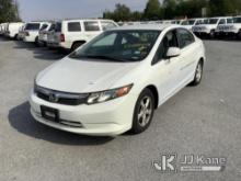 2012 Honda Civic 4-Door Sedan CNG Only) (Runs & Moves, Body & Rust Damage, Must Tow) (Inspection and