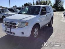 2012 Ford Escape 4-Door Sport Utility Vehicle Runs & Moves, Body & Rust Damage