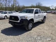 2019 Toyota Tacoma 4x4 Extended-Cab Pickup Truck Runs & Moves, Warning Light On, Rust Damage