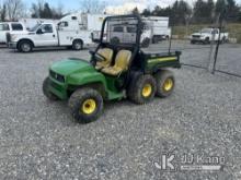 2018 John Deere Gator All-Terrain Vehicle Runs & Moves, Missing Parts & Pieces, Rust Damage