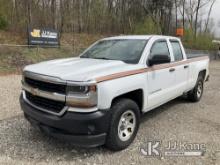 2016 Chevrolet Silverado 1500 4x4 Extended-Cab Pickup Truck Runs & Moves) (Check Engine :Light On, E