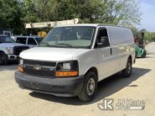 2017 Chevrolet Express G2500 Cargo Van Runs & Moves, Rust & Body Damage