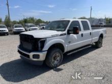 2014 Ford F250 4x4 Crew-Cab Pickup Truck Runs & Moves, Body & Rust Damage, Front End Damage, Missing