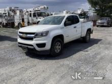 2018 Chevrolet Colorado 4x4 Extended-Cab Pickup Truck Runs, Bad Transmission intermittent Moves, May