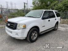 2008 Ford Expedition XLT 4x4 4-Door Sport Utility Vehicle Runs & Moves, Body & Rust Damage