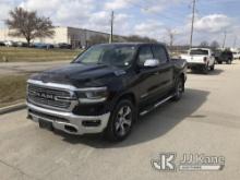 2020 RAM 1500 4x4 Crew-Cab Pickup Truck Runs & Moves, Body Damage, Cracked Windshield