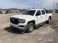 2018 GMC Sierra 1500 4x4 Crew-Cab Pickup Truck Runs & Moves, Body & Rust Damage