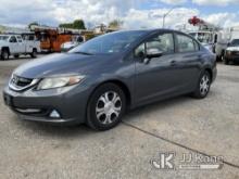 2013 Honda Civic Hybrid 4-Door Sedan Runs & Moves, Body & Rust Damage